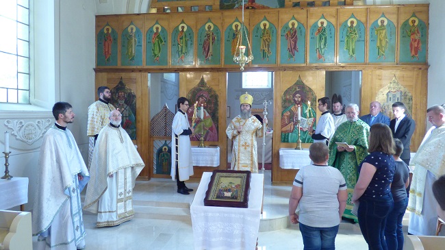 a templomban