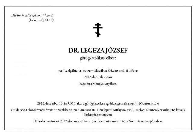 gyászjelentés