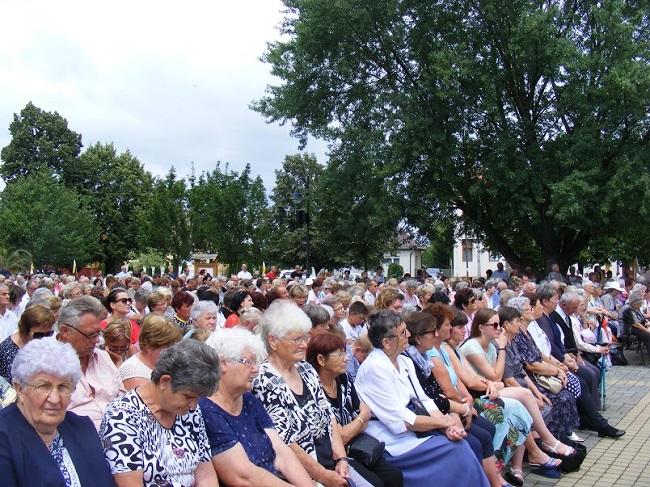 a zarándokok a liturgián