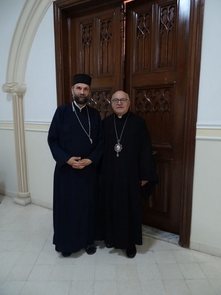 Fülöp atya az aleppói érsekkel