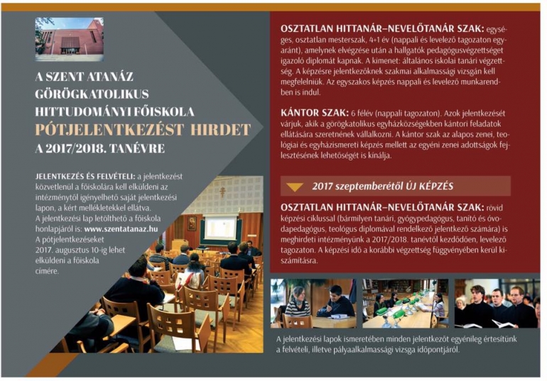 pótfelvételi plakát