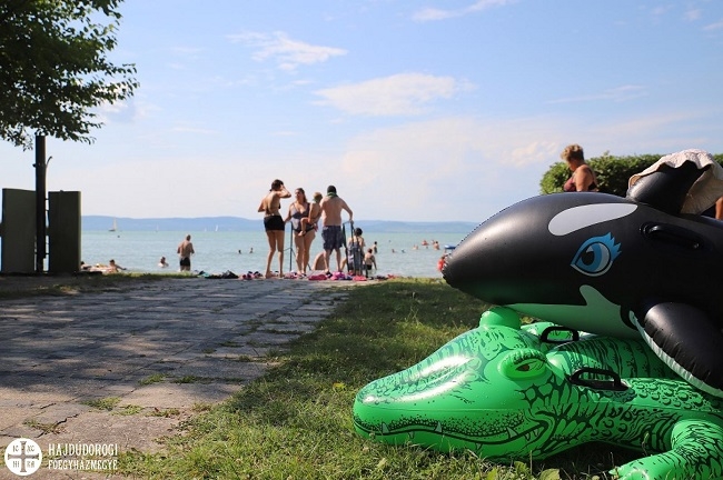 a Balaton partján
