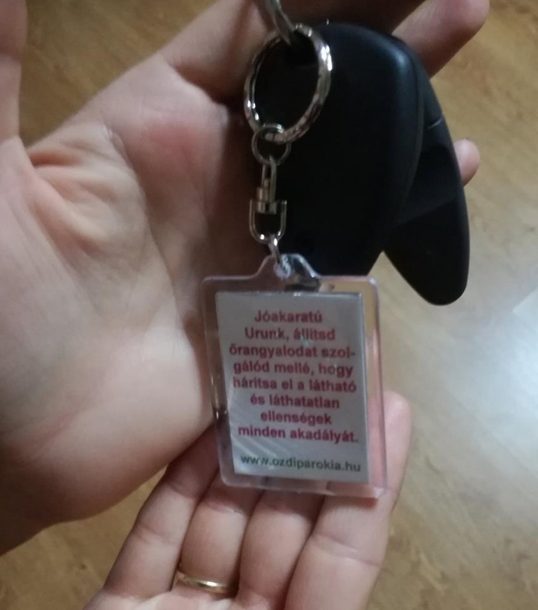sluszkulcs őrangyal fohásszal
