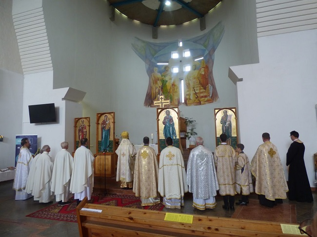 a templomban