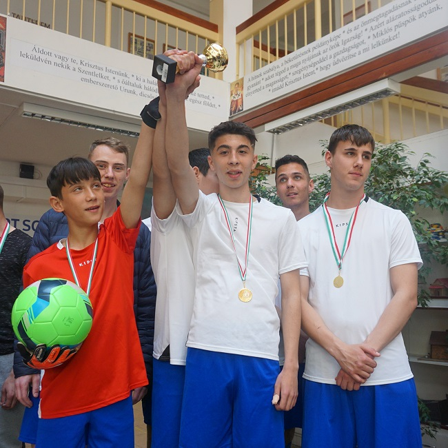 a győztes csapat