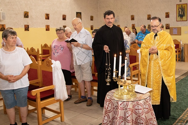 a vecsernyén