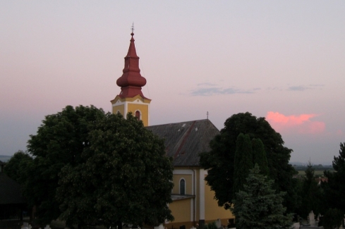 Sajópálfala templom és látkép