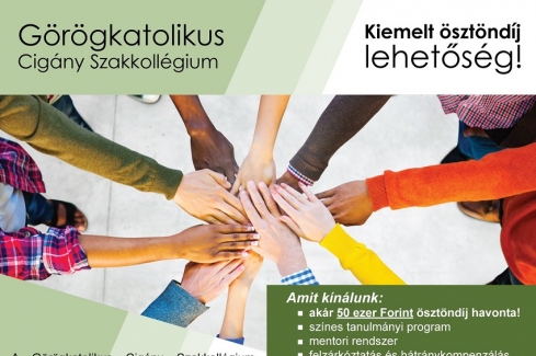 a felvételi plakátja