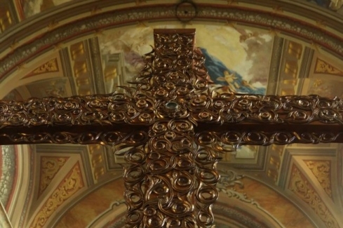 A Missziós Kereszt a Kegytemplomban