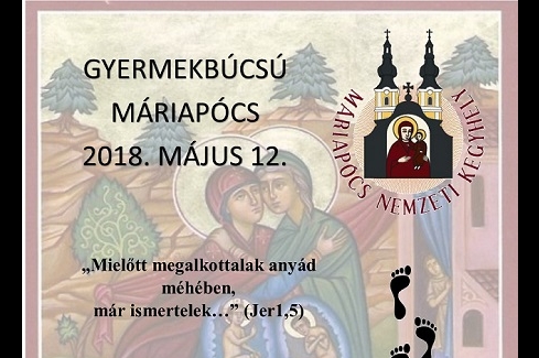 a gyermekbúcsú plakátja