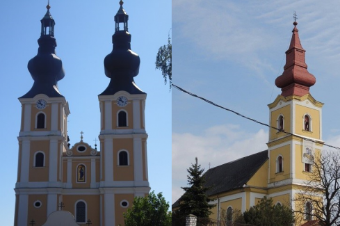 Máriapócs és Sajópálfala temploma