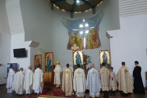 a templomban