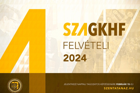 felvételi plakát